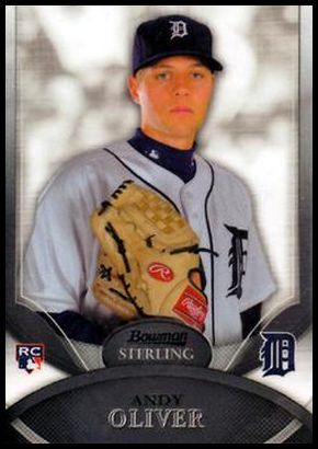 2010 Bowman Sterling 33 Andy Oliver